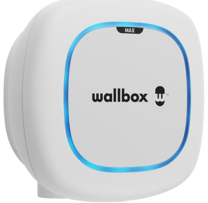 Wallbox Pulsar Max 7.4kW 5M or 7M Tethered EV Charger White + Installation - CrossCharge EV